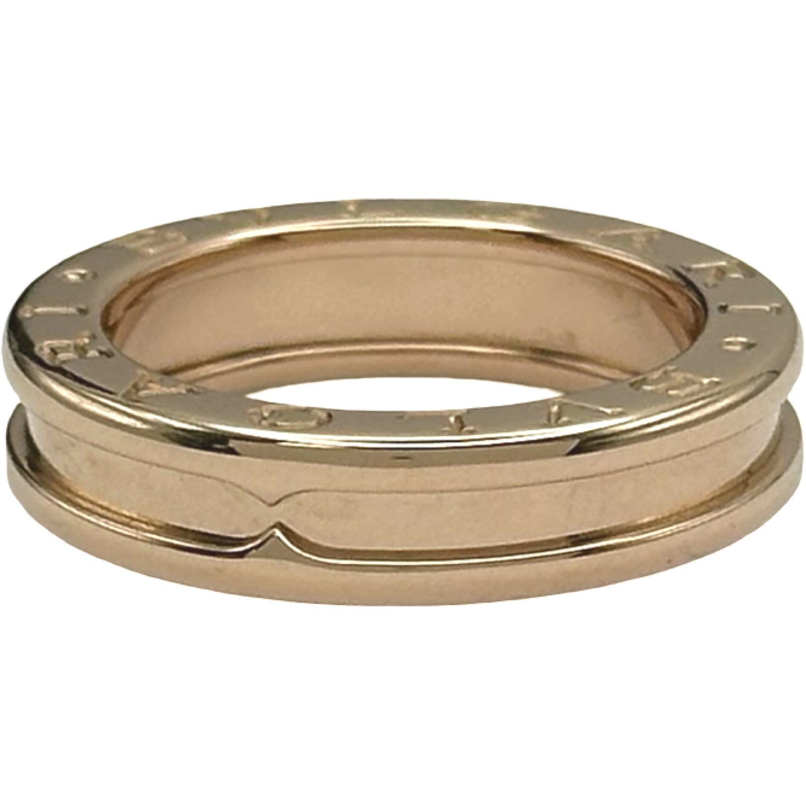 ブルガリ BVLGARI ビーゼロワンリング1バンド(XS) ピンクゴールド 750