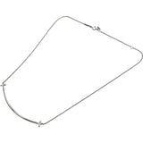 ティファニー TIFFANY＆CO Tスマイルネックレスラージ ホワイトゴールド AU750 ジュエリー