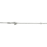 ティファニー TIFFANY＆CO Tスマイルネックレスラージ ホワイトゴールド AU750 ジュエリー