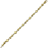 ティファニー TIFFANY＆CO ハートリボンブレス ゴールド 750 ジュエリー