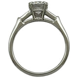 ハリーウィンストン HARRY WINSTON ルンドカットトリストダイヤリング プラチナ Pt950 ダイヤモンド ジュエリー