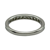 ティファニー TIFFANY＆CO ハーフサークルチャネルセッティングリング プラチナ Pt950 ダイヤモンド ジュエリー