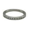 ティファニー TIFFANY＆CO ハーフサークルチャネルセッティングリング プラチナ Pt950 ダイヤモンド ジュエリー