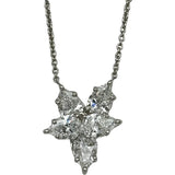 ハリーウィンストン HARRY WINSTON ウィンストンクラスターネックレス プラチナ Pt950 ダイヤモンド ジュエリー