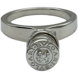 ブルガリ BVLGARI ビーゼロワンエレメントリング ホワイトゴールド 750 ダイヤモンド ジュエリー