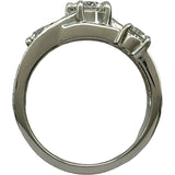 ハリーウィンストン HARRY WINSTON ジオメトリックスリーロウダイヤリング プラチナ Pt950 ダイヤモンド ジュエリー