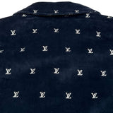 ルイ・ヴィトン LOUIS VUITTON LVロゴベロアイヴニングジャケット HPFB3E ネイビー ベロア メンズ その他アウター