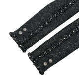 シャネル CHANEL ラメツイードノーカラージャケット P49616 ブラック ツイード レディース ノーカラージャケット