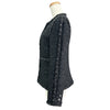 シャネル CHANEL ラメツイードノーカラージャケット P49616 ブラック ツイード レディース ノーカラージャケット