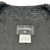 シャネル CHANEL ラメツイードノーカラージャケット P49616 ブラック ツイード レディース ノーカラージャケット