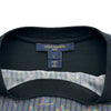 ルイ・ヴィトン LOUIS VUITTON モノグラムシルク切替半袖Tシャツ FHTS95RVC ブルー シルク レディース 半袖Ｔシャツ