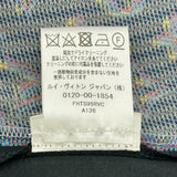 ルイ・ヴィトン LOUIS VUITTON モノグラムシルク切替半袖Tシャツ FHTS95RVC ブルー シルク レディース 半袖Ｔシャツ