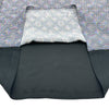 ルイ・ヴィトン LOUIS VUITTON モノグラムシルク切替半袖Tシャツ FHTS95RVC ブルー シルク レディース 半袖Ｔシャツ