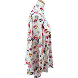 ルイ・ヴィトン LOUIS VUITTON 花柄シルクブラウス FHBL99 ホワイト シルク レディース ブラウス