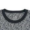 エルメス HERMES シェーヌダンクル総柄長袖Tシャツ 4E4649DB ネイビー コットン レディース 長袖Ｔシャツ