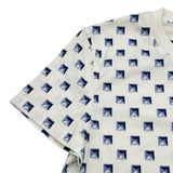 エルメス HERMES メドールプリント半袖Tシャツ 5E4627DG ホワイト コットン レディース 半袖Ｔシャツ