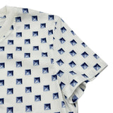 エルメス HERMES メドールプリント半袖Tシャツ 5E4627DG ホワイト コットン レディース 半袖Ｔシャツ
