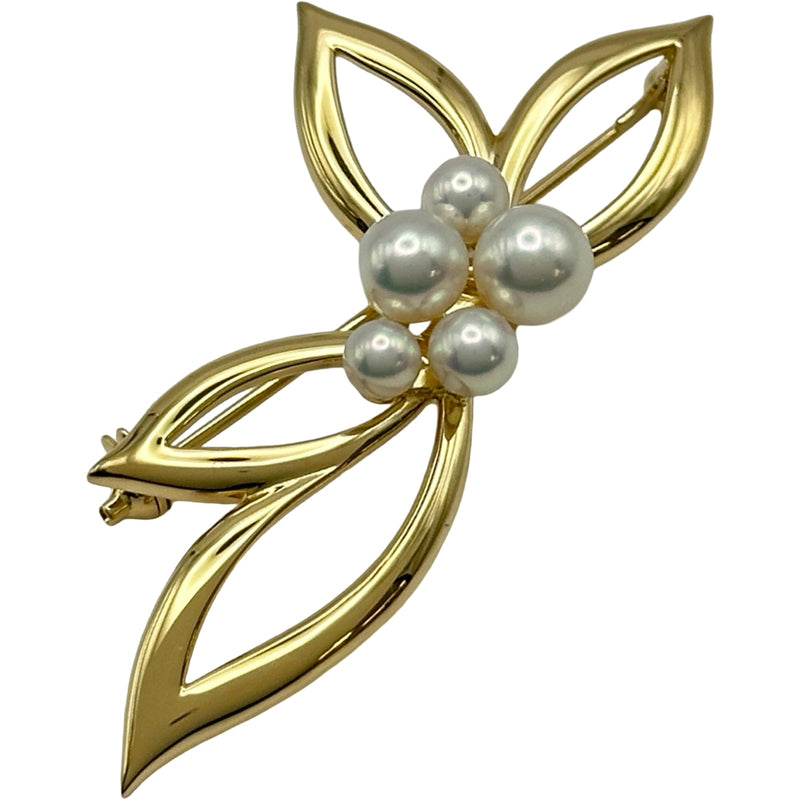 ！極美品！　KENZO 麦　ブローチ　アクセサリー　ゴールド　23 ミキモト MIKIMOTO ブローチ ゴールド K18 パール ジュエリー | 中古