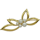 ミキモト MIKIMOTO ブローチ ゴールド K18 パール ジュエリー