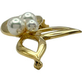 ミキモト MIKIMOTO ブローチ ゴールド K18 パール ジュエリー
