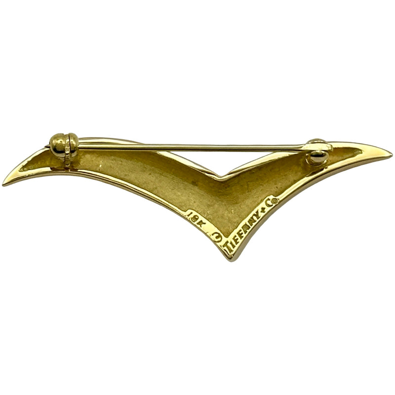ティファニー TIFFANY＆CO シーガルブローチ ゴールド 18K ジュエリー