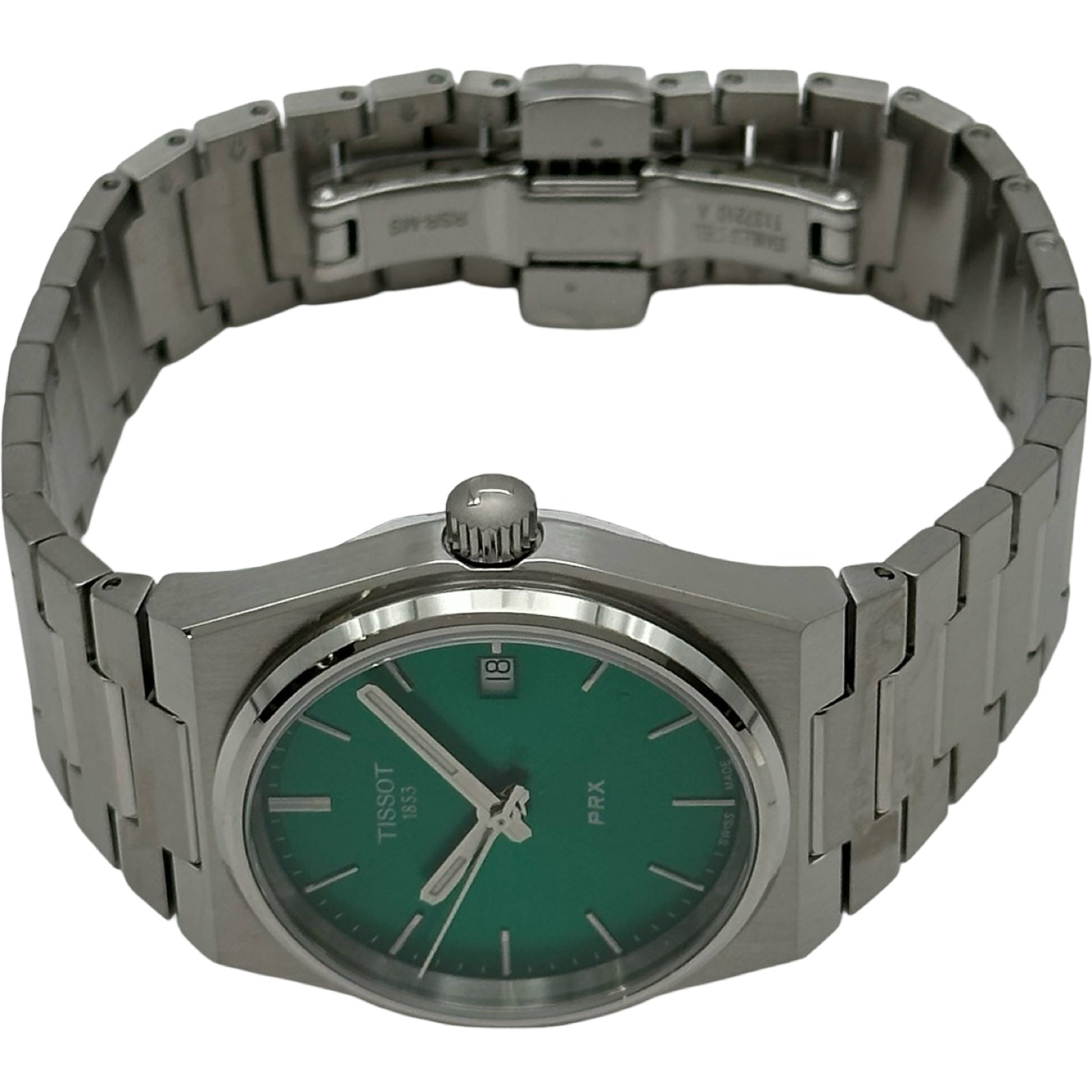 ティソ TISSOT PRX 35mm T137.210.11.081.00 グリーン ステンレス 