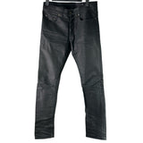 サンローラン SAINT LAURENT コーティングスキニーデニムパンツ 397136 ブラック コットン メンズ デニムパンツ