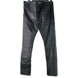 サンローラン SAINT LAURENT コーティングスキニーデニムパンツ 397136 ブラック コットン メンズ デニムパンツ