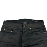 サンローラン SAINT LAURENT コーティングスキニーデニムパンツ 397136 ブラック コットン メンズ デニムパンツ