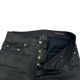 サンローラン SAINT LAURENT コーティングスキニーデニムパンツ 397136 ブラック コットン メンズ デニムパンツ