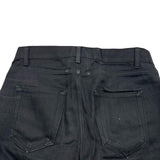 サンローラン SAINT LAURENT クラッシュ加工スキニーデニムパンツ 398561 ブラック コットン メンズ デニムパンツ