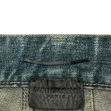 サンローラン SAINT LAURENT ウォッシュドデニムパンツ 443366 ブルー コットン メンズ デニムパンツ