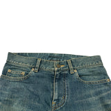 サンローラン SAINT LAURENT ウォッシュドデニムパンツ 443366 ブルー コットン メンズ デニムパンツ
