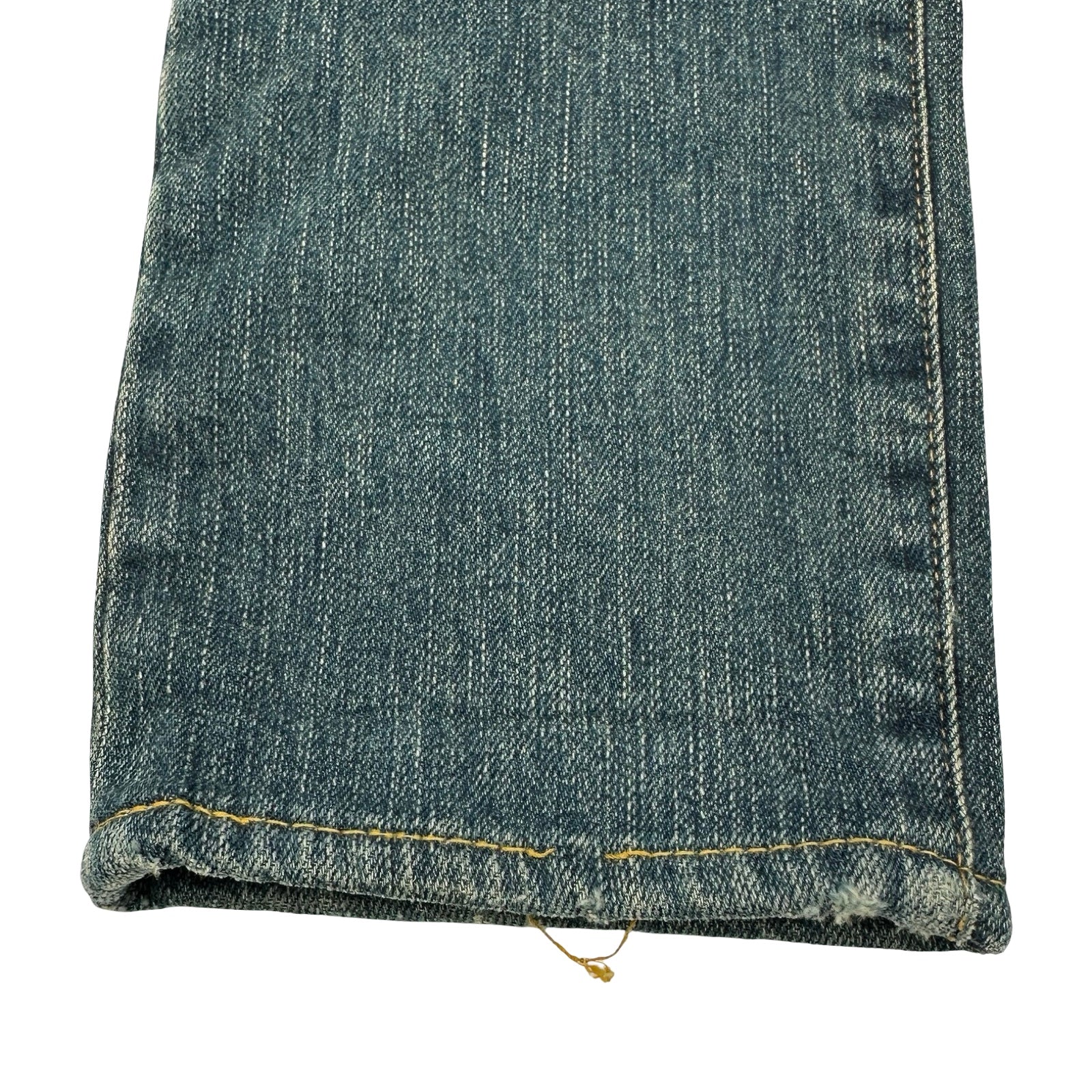 サンローラン SAINT LAURENT ウォッシュドデニムパンツ 443366 ブルー