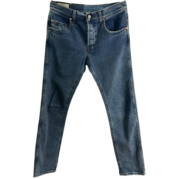 GUCCI デニムパンツ グッチ GUCCI ウォッシュドデニムパンツ 408637 ブルー コットン