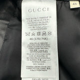 グッチ GUCCI カーフスキンレザーパンツ 713487 ブラック レザー メンズ その他ボトムス