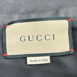 グッチ GUCCI カーフスキンレザーパンツ 713487 ブラック レザー メンズ その他ボトムス