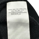 グッチ GUCCI ロゴプリントスウェットパーカー 475374 ブラック コットン メンズ パーカー