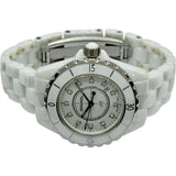 シャネル CHANEL J12 33MM H1628 ホワイト セラミック/ステンレススチール クオーツ レディース 腕時計