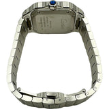 カルティエ Cartier サントス ドゥ カルティエMM WSSA0063 ブルー ステンレススチール 自動巻き メンズ 腕時計
