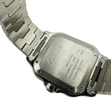 カルティエ Cartier サントス ドゥ カルティエMM WSSA0063 ブルー ステンレススチール 自動巻き メンズ 腕時計