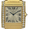 カルティエ Cartier タンクフランセーズMM WJTA0040 シルバー ゴールド クオーツ レディース 腕時計