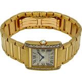 カルティエ Cartier タンクフランセーズMM WJTA0040 シルバー ゴールド クオーツ レディース 腕時計