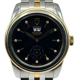 チューダー/チュードル TUDOR グラマー ダブルデイト 57003 ブラック ゴールド/ステンレススチール 自動巻き メンズ 腕時計