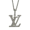 ルイ・ヴィトン LOUIS VUITTON パンダンティフLVダイヤネックレスGM ホワイトゴールド Au750 ダイヤモンド ジュエリー