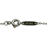 ティファニー TIFFANY＆CO ヴォアールネックレス プラチナ Pt950 ダイヤモンド ジュエリー