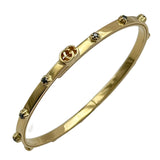 グッチ GUCCI GGランニングブレス ゴールド Au750 オニキス ジュエリー