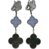 ヴァンクリーフ＆アーペル Van Cleef & Arpels マジックアルハンブラピアス ホワイトゴールド Au750 マザーオブパール ジュエリー