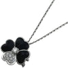 ヴァンクリーフ＆アーペル Van Cleef & Arpels コスモスネックレス ホワイトゴールド Au750 オニキス ジュエリー