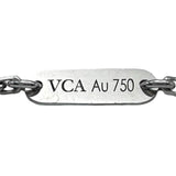 ヴァンクリーフ＆アーペル Van Cleef & Arpels コスモスネックレス ホワイトゴールド Au750 オニキス ジュエリー